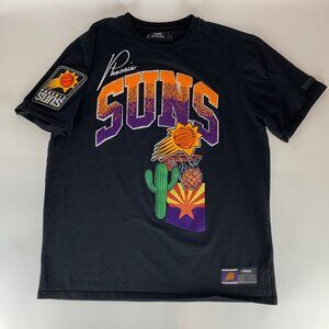 Phoenix Suns NBA Black Pro Standard Patch Short Sleeve Crewneck Shirt Mens Large